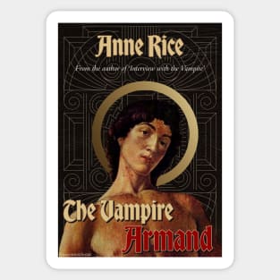 The Vampire Armand - Botticelli Book Cover Sticker